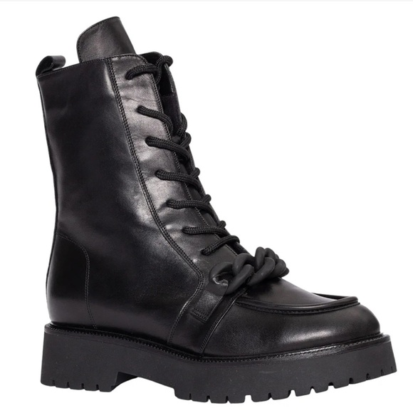 Ateliers Kayden Combat Leather Boots Sz 9 - Picture 1 of 15